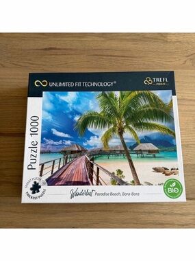 Trefl Prime 1000 Piece Jigsaw Puzzle - Wanderlust: Paradise Beach, Bora-Bora